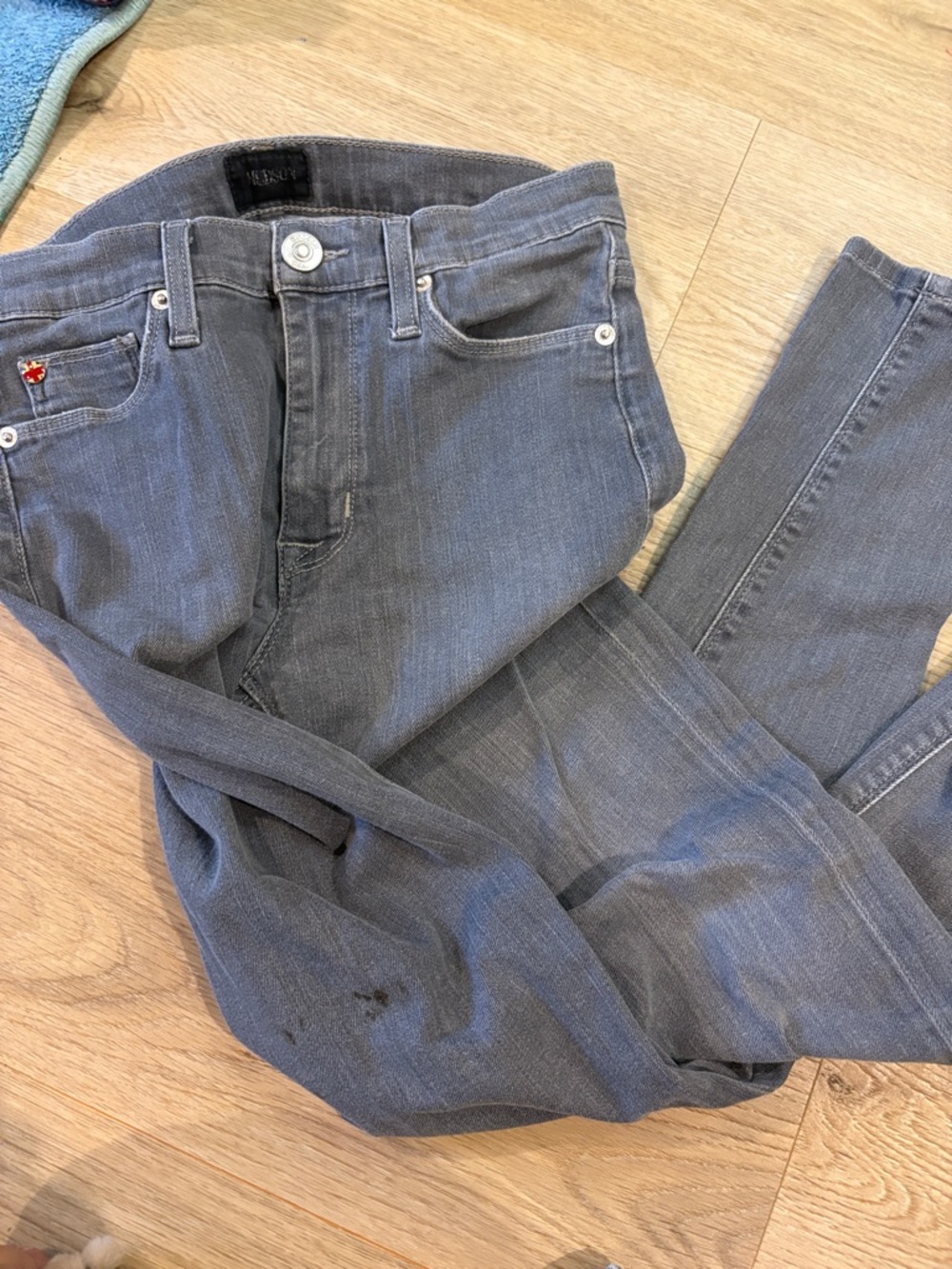 Hudson Jeans Men's Slim Jeans in Faded Gray-Blue